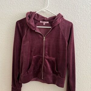 Crave Fame Deep Burgundy Hoodie